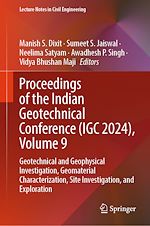 Télécharger le livre :  Proceedings of the Indian Geotechnical Conference (IGC 2024), Volume 9