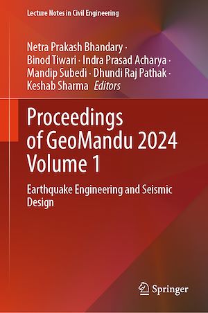 Téléchargez le livre :  Proceedings of GeoMandu 2024 Volume 1