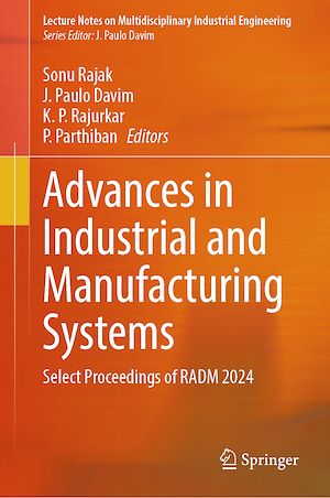 Téléchargez le livre :  Advances in Industrial and Manufacturing Systems