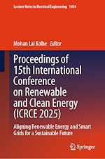 Télécharger le livre :  Proceedings of 15th International Conference on Renewable and Clean Energy (ICRCE 2025)