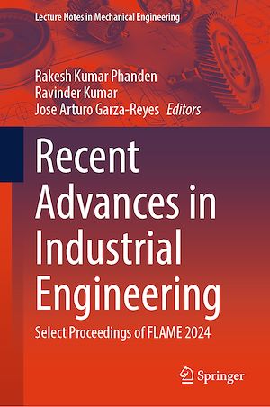 Téléchargez le livre :  Recent Advances in Industrial Engineering