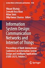 Télécharger le livre :  Information System Design: Communication Networks and Internet of Things