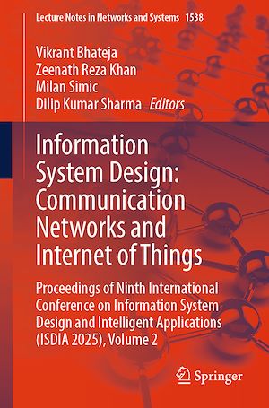 Téléchargez le livre :  Information System Design: Communication Networks and Internet of Things