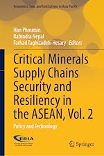 Télécharger le livre :  Critical Minerals Supply Chains Security and Resiliency in the ASEAN, Vol. 2