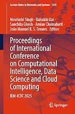 Télécharger le livre :  Proceedings of International Conference on Computational Intelligence, Data Science and Cloud Computing