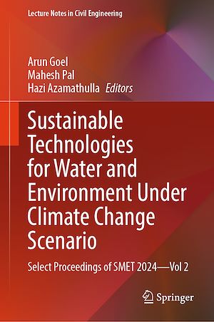 Téléchargez le livre :  Sustainable Technologies for Water and Environment Under Climate Change Scenario