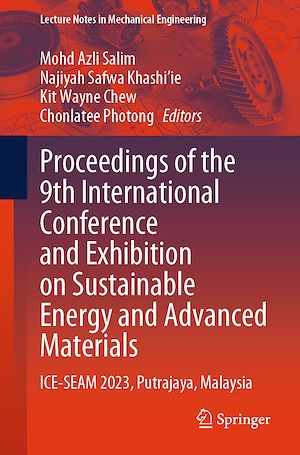 Téléchargez le livre :  Proceedings of the 9th International Conference and Exhibition on Sustainable Energy and Advanced Materials