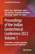 Télécharger le livre :  Proceedings of the Indian Geotechnical Conference 2022 Volume 1