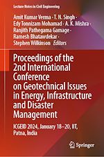 Télécharger le livre :  Proceedings of the 2nd International Conference on Geotechnical Issues in Energy, Infrastructure and Disaster Management