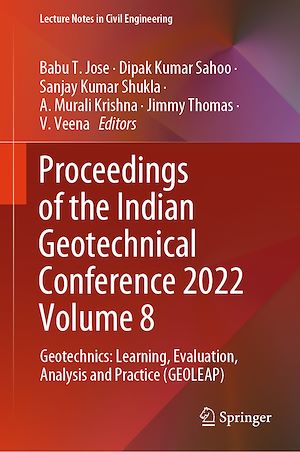 Téléchargez le livre :  Proceedings of the Indian Geotechnical Conference 2022 Volume 8