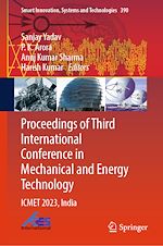 Télécharger le livre :  Proceedings of Third International Conference in Mechanical and Energy Technology