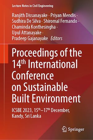 Téléchargez le livre :  Proceedings of the 14th International Conference on Sustainable Built Environment