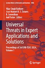Télécharger le livre :  Universal Threats in Expert Applications and Solutions