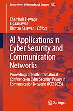 Télécharger le livre :  AI Applications in Cyber Security and Communication Networks