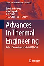 Télécharger le livre :  Advances in Thermal Engineering