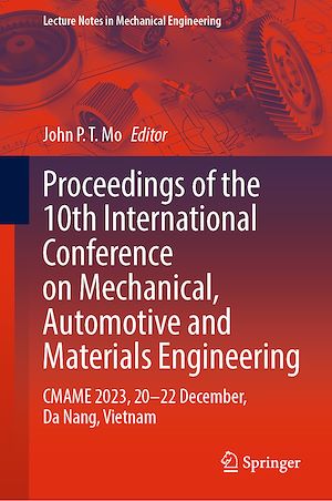 Téléchargez le livre :  Proceedings of the 10th International Conference on Mechanical, Automotive and Materials Engineering
