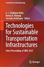 Télécharger le livre :  Technologies for Sustainable Transportation Infrastructures