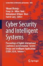 Télécharger le livre :  Cyber Security and Intelligent Systems