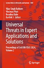 Télécharger le livre :  Universal Threats in Expert Applications and Solutions