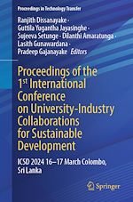 Télécharger le livre :  Proceedings of the 1st International Conference on University-Industry Collaborations for Sustainable Development