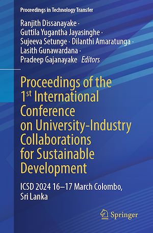 Téléchargez le livre :  Proceedings of the 1st International Conference on University-Industry Collaborations for Sustainable Development