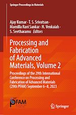 Télécharger le livre :  Processing and Fabrication of Advanced Materials, Volume 2