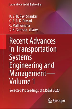 Téléchargez le livre :  Recent Advances in Transportation Systems Engineering and Management—Volume 1