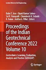 Télécharger le livre :  Proceedings of the Indian Geotechnical Conference 2022 Volume 10