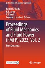 Télécharger le livre :  Proceedings of Fluid Mechanics and Fluid Power (FMFP) 2023, Vol. 2
