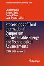 Télécharger le livre :  Proceedings of Third International Symposium on Sustainable Energy and Technological Advancements