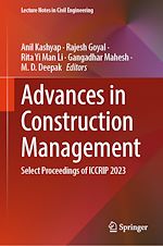 Télécharger le livre :  Advances in Construction Management