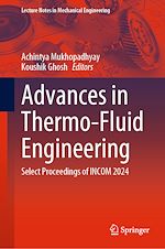 Télécharger le livre :  Advances in Thermo-Fluid Engineering