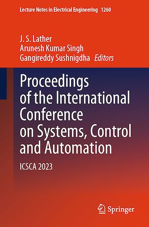 Téléchargez le livre :  Proceedings of the International Conference on Systems, Control and Automation