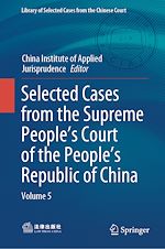 Télécharger le livre :  Selected Cases from the Supreme People's Court of the People's Republic of China