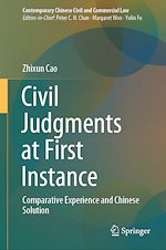 Télécharger le livre :  Civil Judgments at First Instance