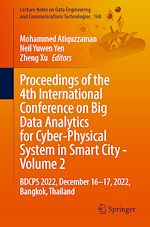 Télécharger le livre :  Proceedings of the 4th International Conference on Big Data Analytics for Cyber-Physical System in Smart City - Volume 2
