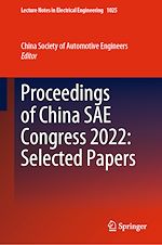 Télécharger le livre :  Proceedings of China SAE Congress 2022: Selected Papers
