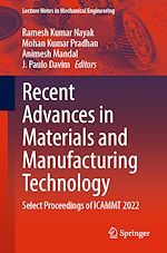 Télécharger le livre :  Recent Advances in Materials and Manufacturing Technology