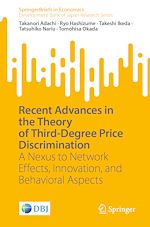 Télécharger le livre :  Recent Advances in the Theory of Third-Degree Price Discrimination