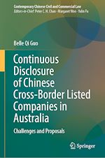 Télécharger le livre :  Continuous Disclosure of Chinese Cross-Border Listed Companies in Australia