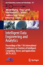 Télécharger le livre :  Intelligent Data Engineering and Analytics