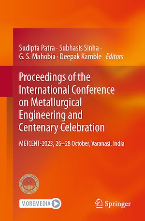 Téléchargez le livre :  Proceedings of the International Conference on Metallurgical Engineering and Centenary Celebration