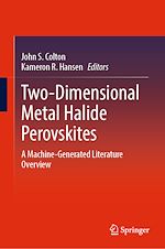 Télécharger le livre :  Two-Dimensional Metal Halide Perovskites