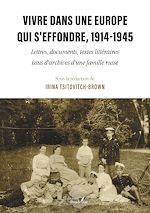 Télécharger le livre :  Vivre dans une Europe qui s'effondre, 1914-1945