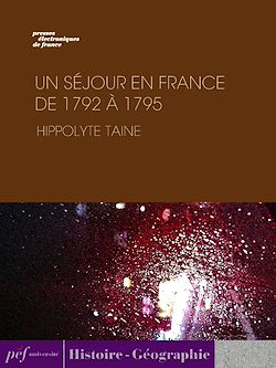 Télécharger le livre :  Un séjour en France de 1792 à 1795