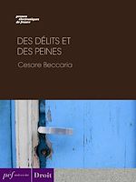 Télécharger le livre :  Des délits et des peines