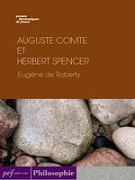 Télécharger le livre :  Auguste Comte et Herbert Spencer