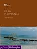 Télécharger le livre :  De la providence