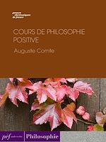 Télécharger le livre :  Cours de philosophie positive