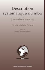 Télécharger le livre :  Description systématique du mbo (langue bantoue A.15)